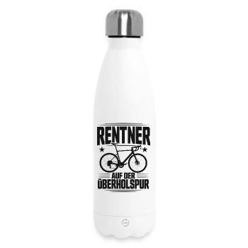 Pensioners in the fast lane - Insulated Water Bottle 500 ml - white - Front