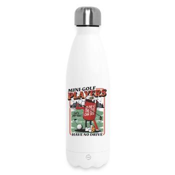 Un design de golfeur amusant pour les golfeurs - Bouteille isotherme 500 ml - blanc - Devant