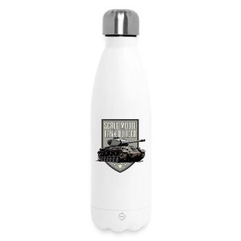 Scale Model Tank Builder - Insulated Water Bottle 500 ml - white - Front