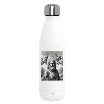 Selfie de Zeus avec les Dieux - Bouteille isotherme 500 ml - blanc - Devant