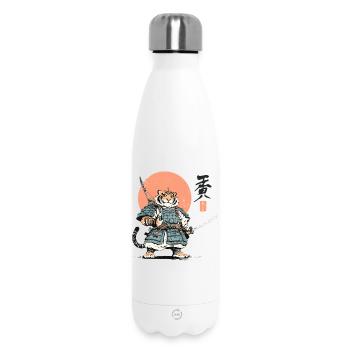 Tiger Samurai Armor Katana - Insulated Water Bottle 500 ml - white - Front