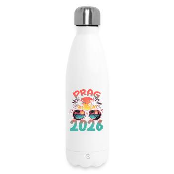 Prag 2026 - Thermosflasche 500 ml - Weiß - Vorne