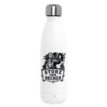 Störtebekker Stürz den Becher Pirat Legende - Thermosflasche 500 ml - Weiß - Vorne