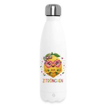 Lemon Lemon Lemon - Insulated Water Bottle 500 ml - white - Front
