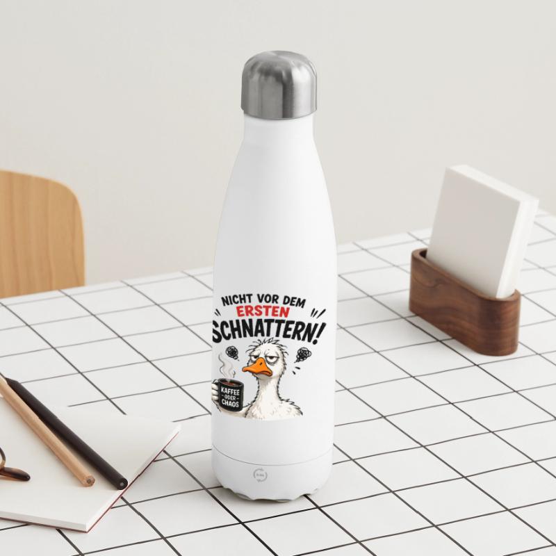  Nicht vor dem ersten Schnattern Kaffee oder Chaos Thermosflasche 500 ml