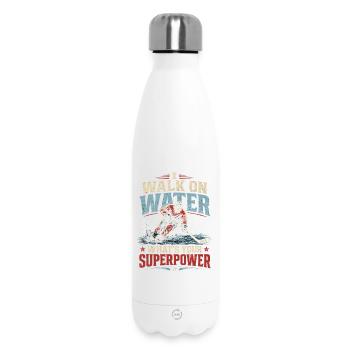 Wasserläufer Superkraft - Thermosflasche 500 ml - Weiß - Vorne