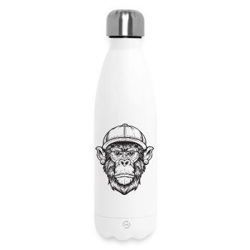 Funky Affe - Thermosflasche 500 ml - Weiß - Vorne