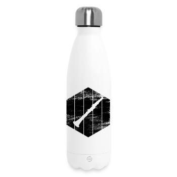 Clarinet sketch - Insulated Water Bottle 500 ml - white - Front