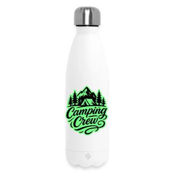 Camping Crew - Thermosflasche 500 ml - Weiß - Vorne