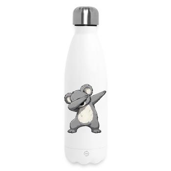 Dab-Koala Motiv – Cartoon Koala - Thermosflasche 500 ml - Weiß - Vorne