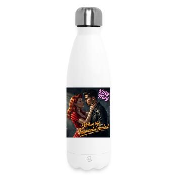 Kitty May: When the Fireworks Faded - Insulated Water Bottle 500 ml - white - Front