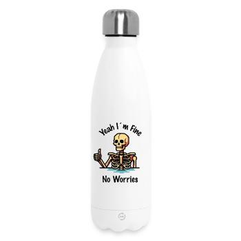 Très bien, pas de souci - Bouteille isotherme 500 ml - blanc - Devant