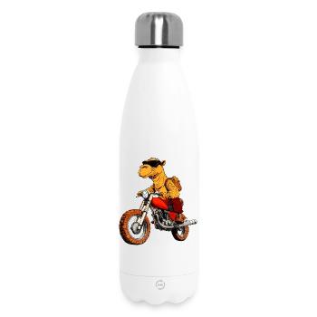 Camel Motorcyclist - Insulated Water Bottle 500 ml - white - Front