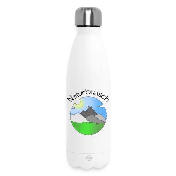 Naturbuasch - Naturjunge, Austria Dialect - Insulated Water Bottle 500 ml - white - Front