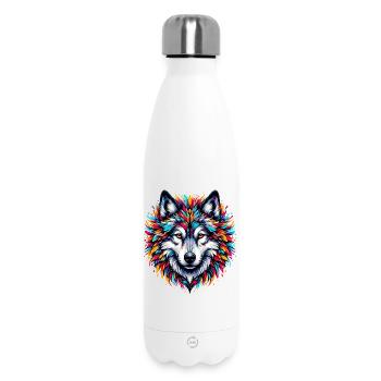 Loup - Bouteille isotherme 500 ml - blanc - Devant