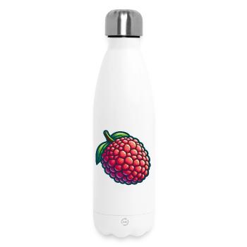 Litschi natürliche Illustration - Thermosflasche 500 ml - Weiß - Vorne