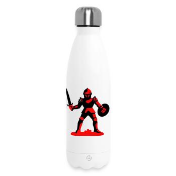 Roter Ritter - Thermosflasche 500 ml - Weiß - Vorne