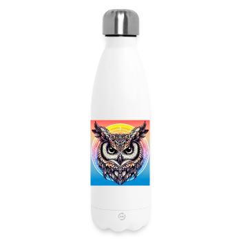 Eule - Thermosflasche 500 ml - Weiß - Vorne