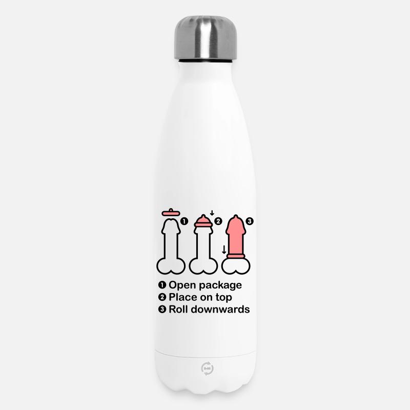 manuel de Condom - Bouteille isotherme 500 ml - blanc