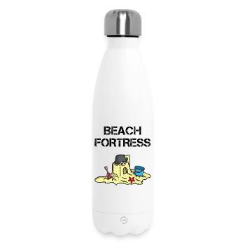 Forteresse de la plage - Bouteille isotherme 500 ml - blanc - Devant
