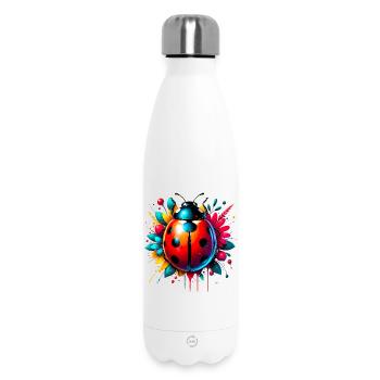 Ladybird - Insulated Water Bottle 500 ml - white - Front