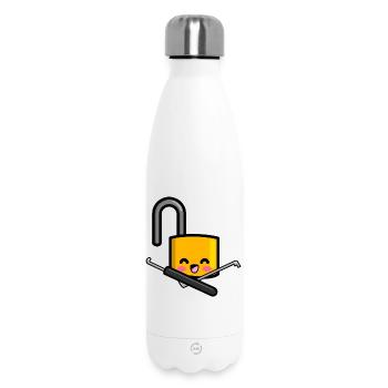 Zaunkönig Martin - Thermosflasche 500 ml - Weiß - Vorne