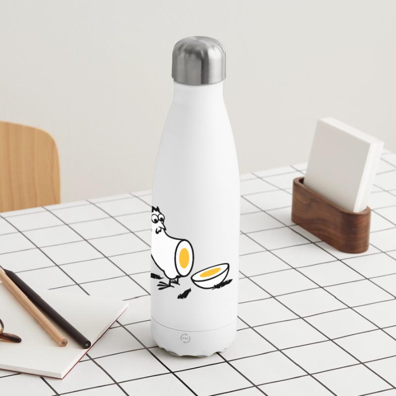 Huhn oder Ei Thermosflasche 500 ml