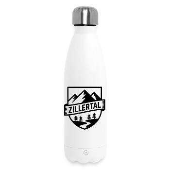 Zillertal - Souvenir Design - Thermosflasche 500 ml - Weiß - Vorne