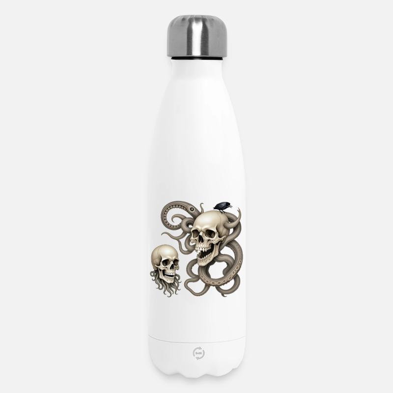 SKULL #1 – dunkle Hölle - Thermosflasche 500 ml - Weiß