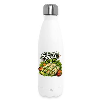Summer Roll Crew Design des amateurs de gastronomie vietnamienne - Bouteille isotherme 500 ml - blanc - Devant
