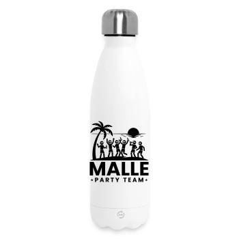 Malle Party Team Holiday - Insulated Water Bottle 500 ml - white - Front