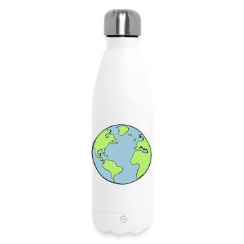 Erde - Thermosflasche 500 ml - Weiß - Vorne