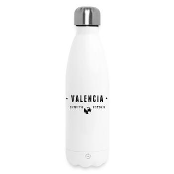 Valencia - Insulated Water Bottle 500 ml - white - Front