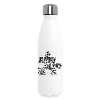 Game Dev - Bouteille isotherme 500 ml - blanc - Devant