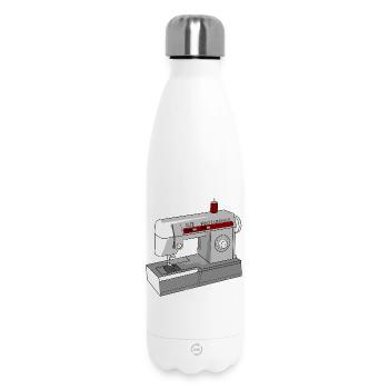 Illustration de machine à coudre sans couture - Bouteille isotherme 500 ml - blanc - Devant