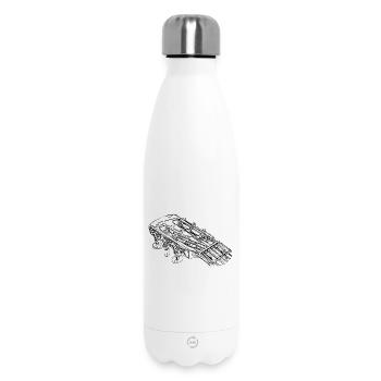 Acoustic guitar - Insulated Water Bottle 500 ml - white - Front
