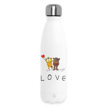 Janosch Tiger Und Bär Love - Thermosflasche 500 ml - Weiß - Vorne