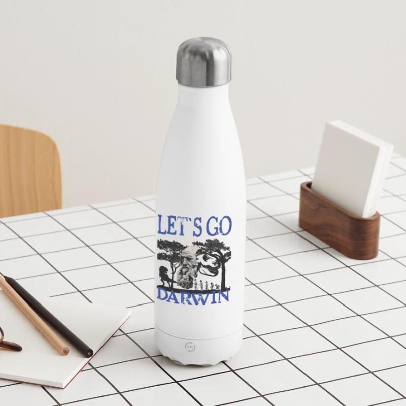 Idée cadeau textile Charles Darwin Evolution Bouteille isotherme 500 ml