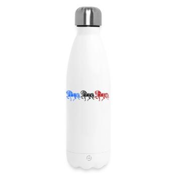 Islandpferde Galopp Pferde Hengst Pferdefan - Thermosflasche 500 ml - Weiß - Vorne