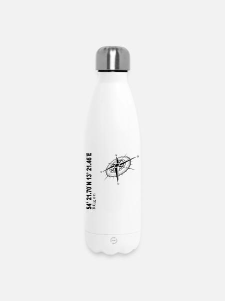 Rügen - Thermosflasche 500 ml - Weiß