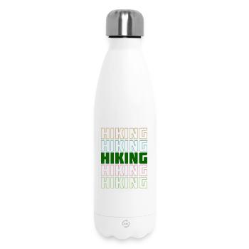 Wanderwege Spruch Wandern Statement Bergwanderung - Thermosflasche 500 ml - Weiß - Vorne