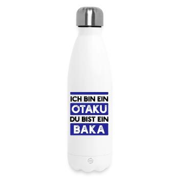 Japanisch Statement Manga Comic Anime Trickfilm - Thermosflasche 500 ml - Weiß - Vorne