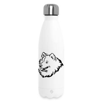 Samojede Kopf - Thermosflasche 500 ml - Weiß - Vorne