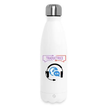 Traductrice - Bouteille isotherme 500 ml - blanc - Devant