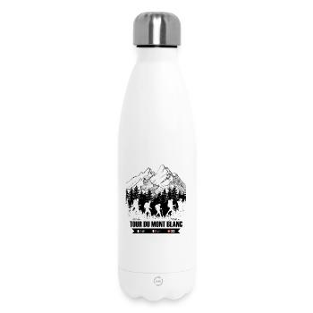 Tour du Mont Blanc - Bouteille isotherme 500 ml - blanc - Devant