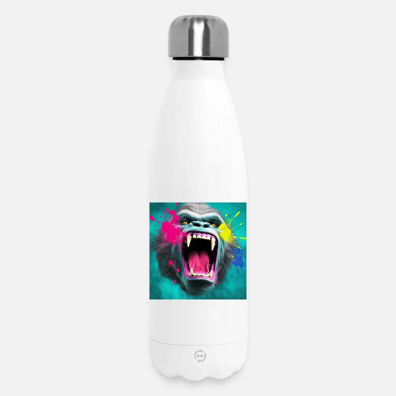 Gorille 04 - Bouteille isotherme 500 ml - blanc