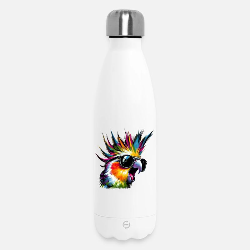 Nymphe folle (01) - Bouteille isotherme 500 ml - blanc