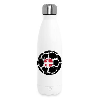 Handballer, Symbole, Handball, Danemark, Logo, icône - Bouteille isotherme 500 ml - blanc - Devant