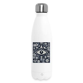 EyeTech (en anglais seulement) - Bouteille isotherme 500 ml - blanc - Devant