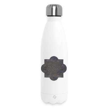 Grabsteine, inschrift, gothic motiv, verschenken - Thermosflasche 500 ml - Weiß - Vorne